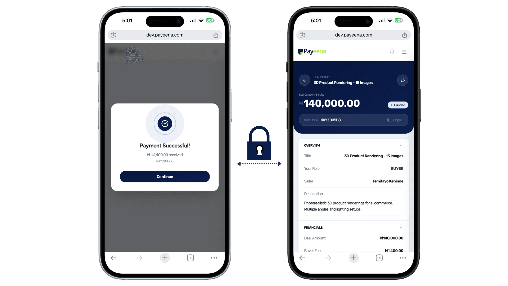 Buyer completes payment